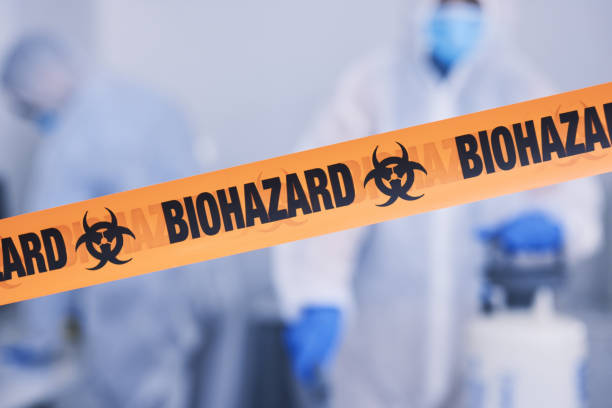 Professional Biohazard technician working in Simpson, NC